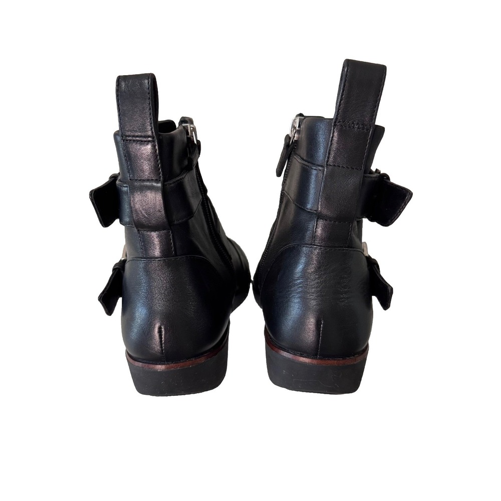 FitFlop Laila Black Leather Boots Women's Sz 8.5 EUC - Picture 8 of 8